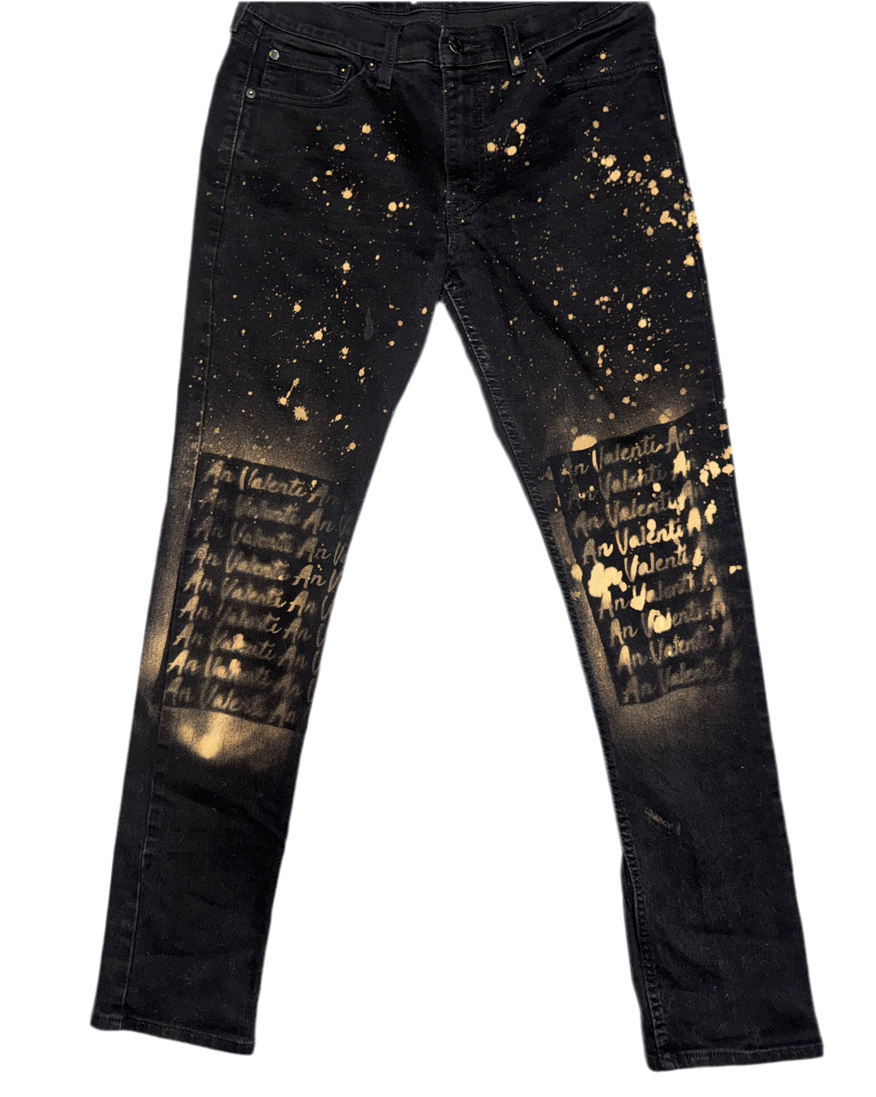 An Valenti Bleach Jeans