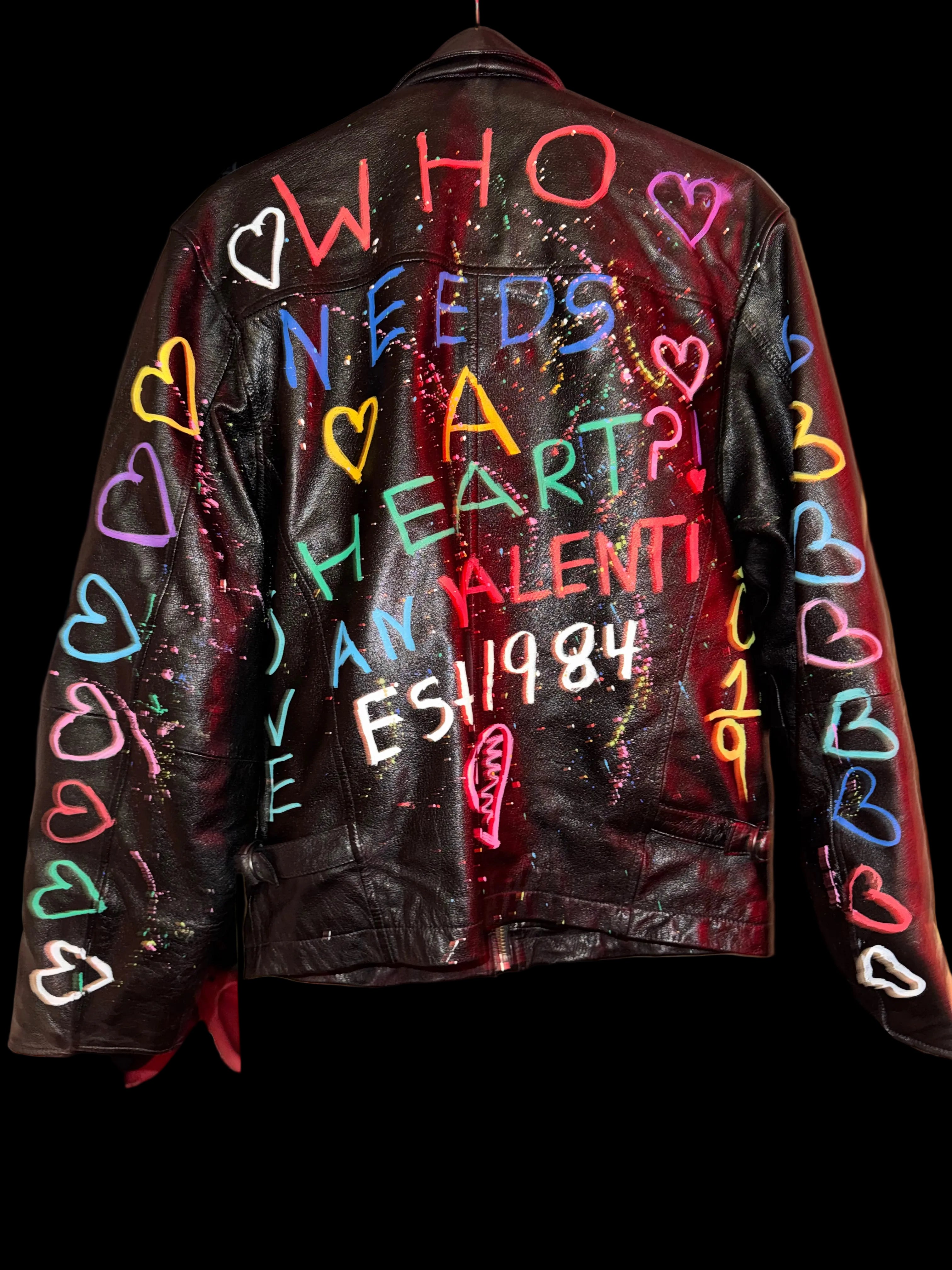 An Valenti “Doodle” Leather Jacket