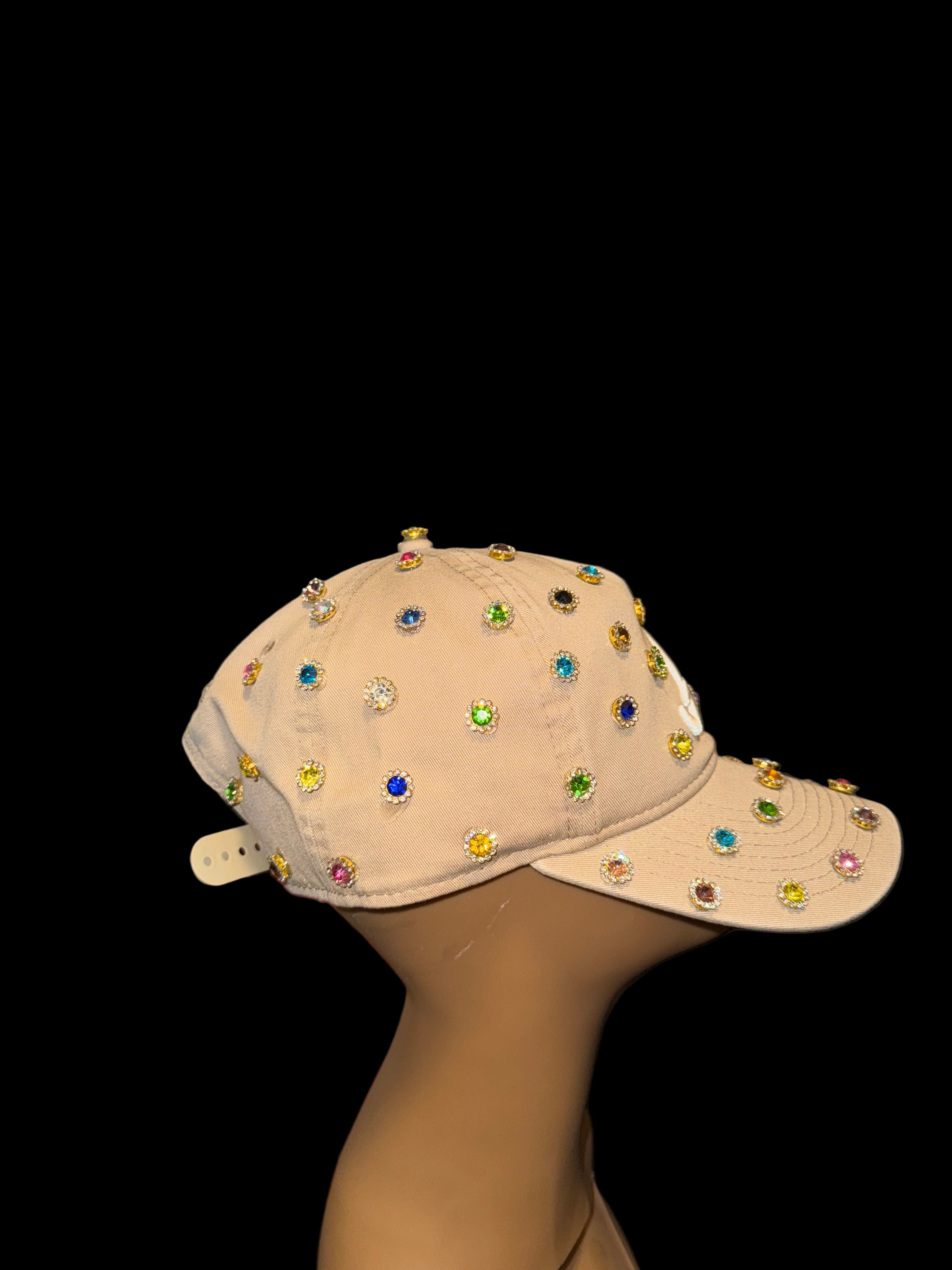 Custom Rhinestone Hat by An Valenti