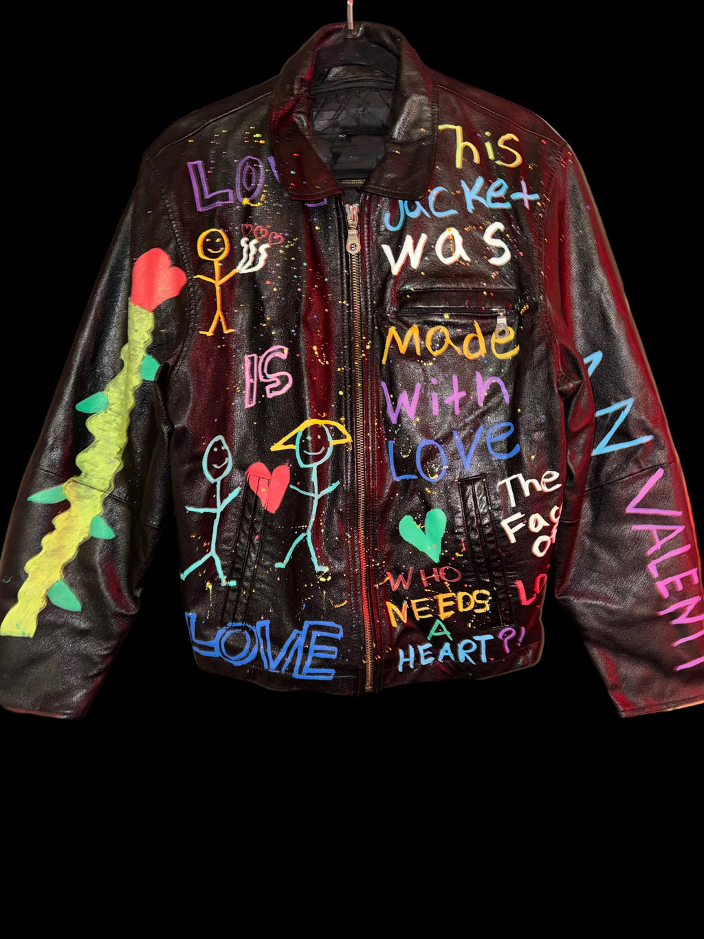 An Valenti “Doodle” Leather Jacket