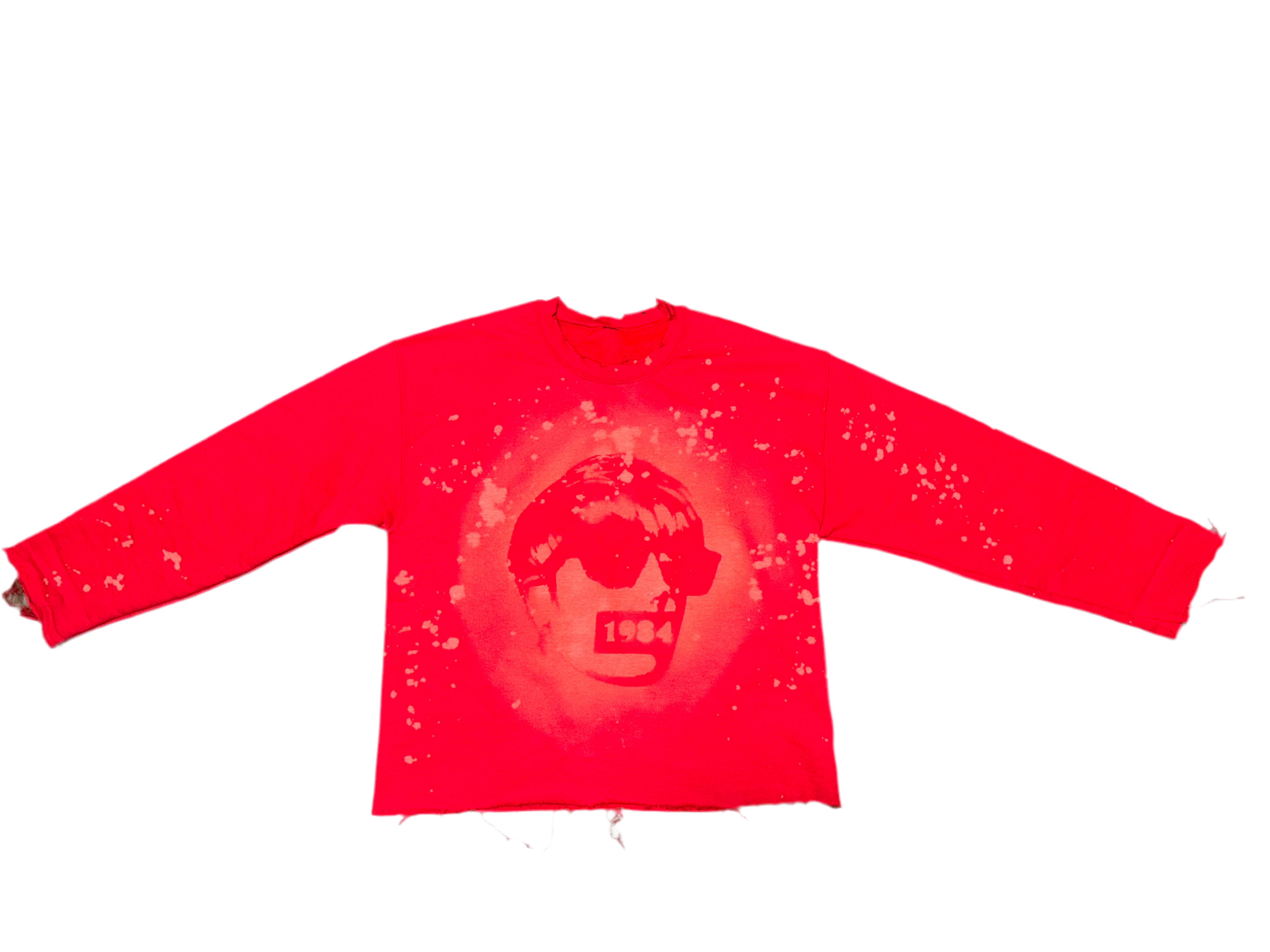 An Valenti Silhouette crop Sweatshirt