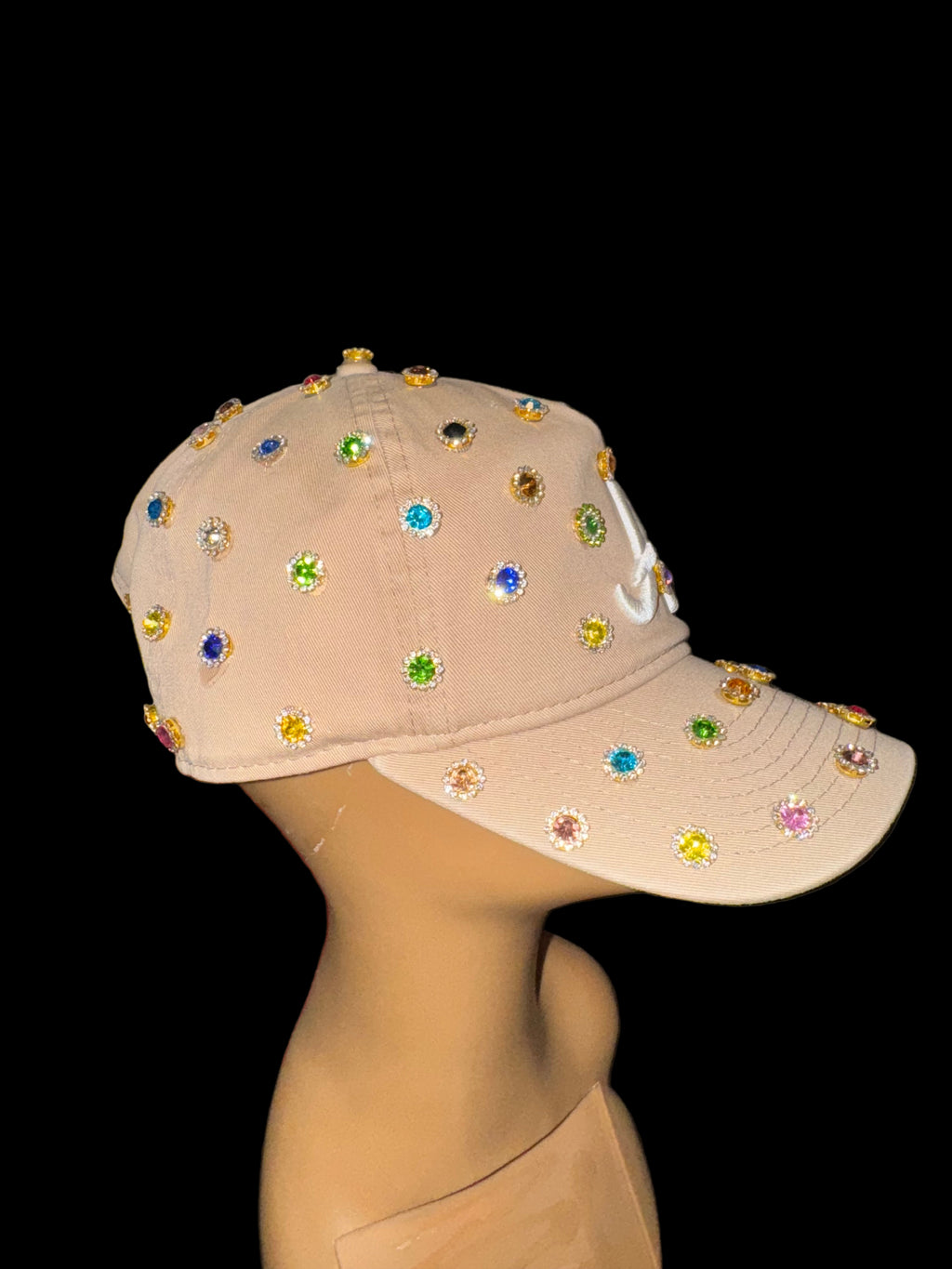 Custom Rhinestone Hat by An Valenti