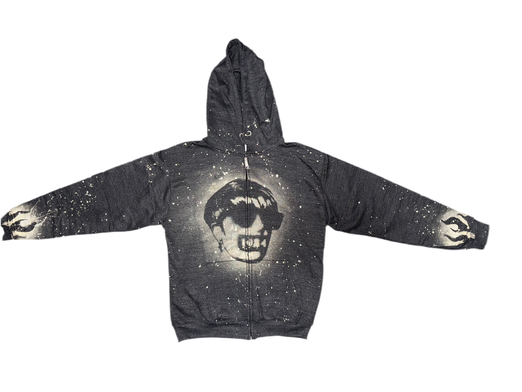 An Valenti Zip Up Silhouette Hoodie