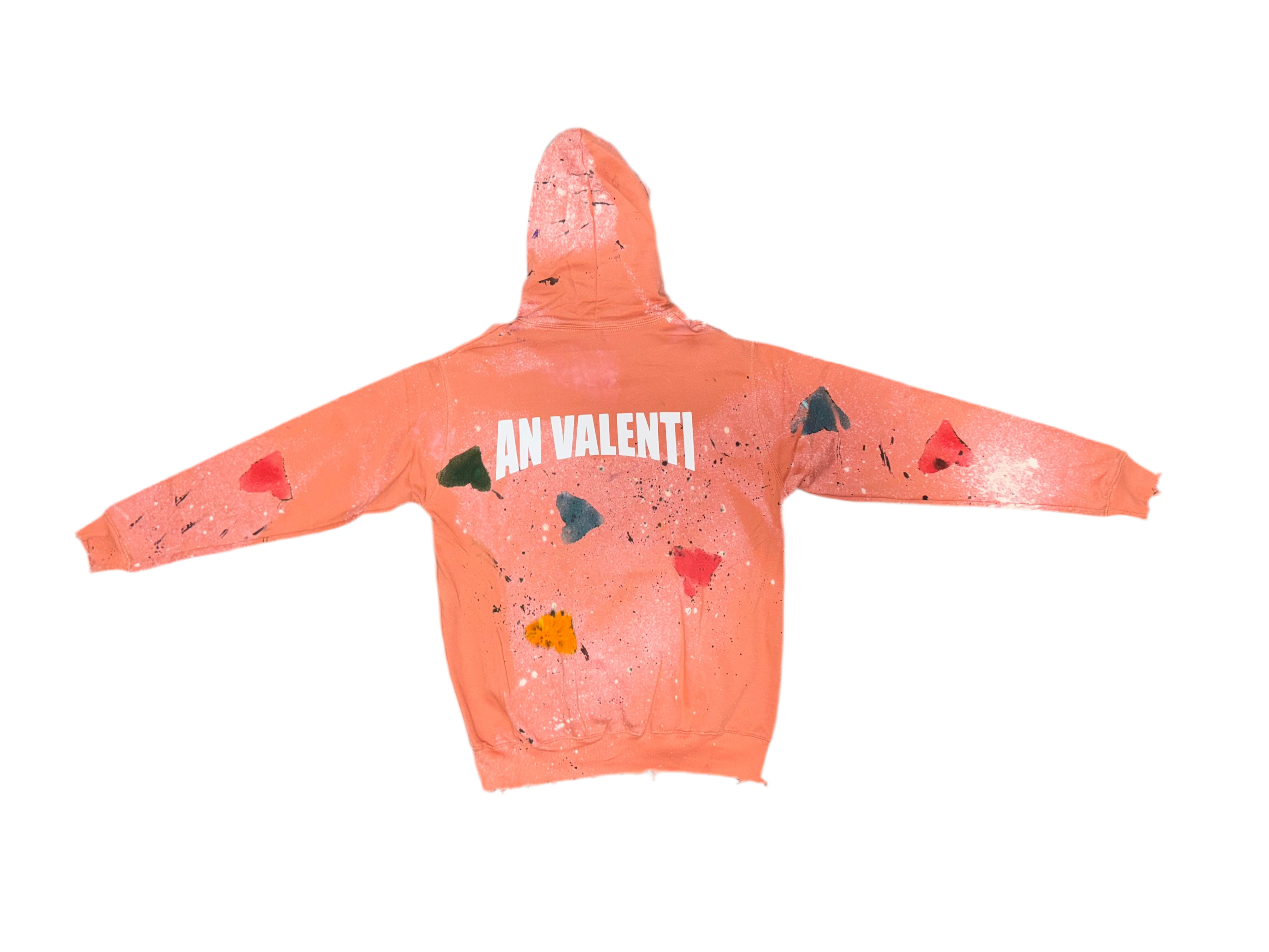 An Valenti Colorful Heart Hoodie